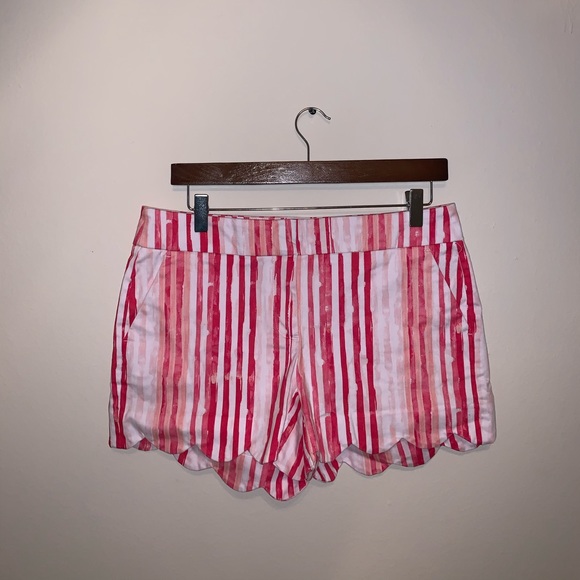 crown & ivy Pants - Crown & Ivy Red, Pink & White Shorts size 4